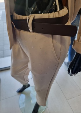 Панталон спортен с камъни