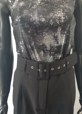 Панталон с висока талия