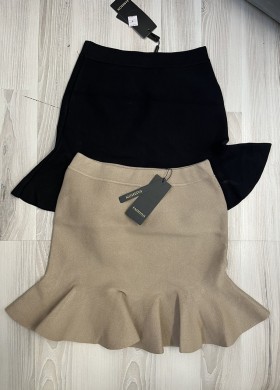 Пола с къдрички бежова