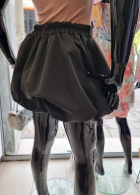 Пола къса балон черна