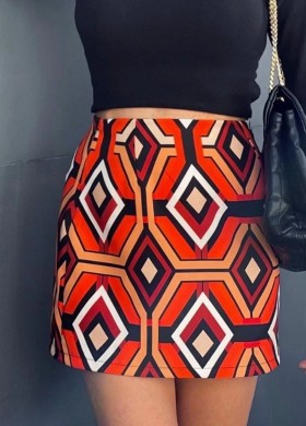 Пола ромб оранжева