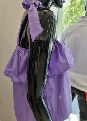 Потник в лилаво с връзки