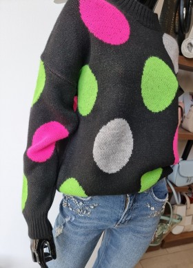 Пуловер черен HOT