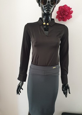 Риза черна MISS CHIC