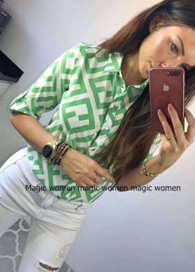 Риза  FF в зелено