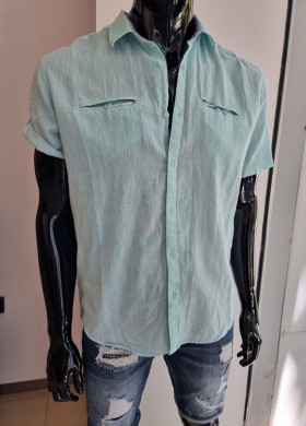 Риза лен мента