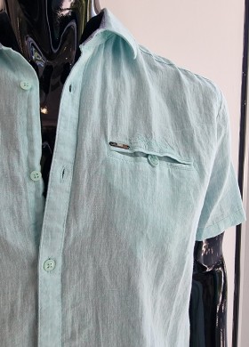 Риза лен мента