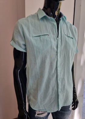 Риза лен мента