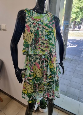 Рокля EVA в зелено