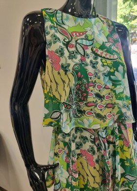 Рокля EVA в зелено