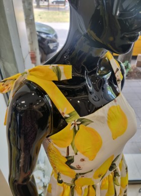 Рокля на Лимони къса