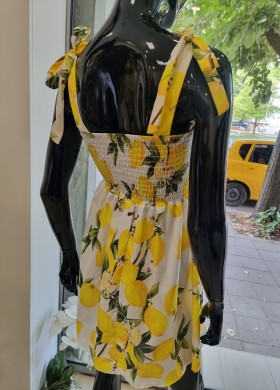 Рокля на Лимони къса