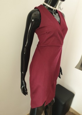 Рокля Miss Chic бордо