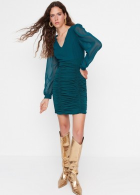 Рокля SABRINA зелена