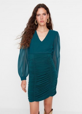 Рокля SABRINA зелена