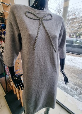 Рокля сива плетиво