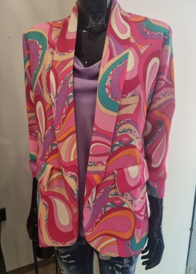 Сако абстрактни шарки