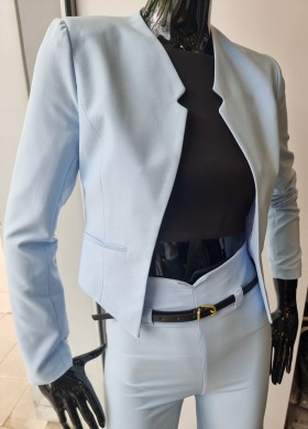 Сако късо бебешко синьо