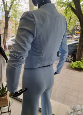 Сако късо бебешко синьо