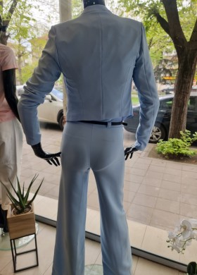 Сако късо бебешко синьо