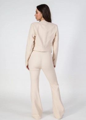 Сако късо бежово