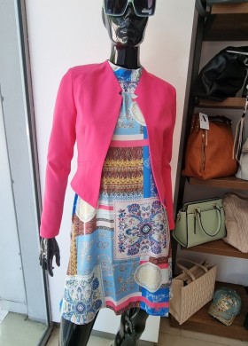 Сако късо циклама