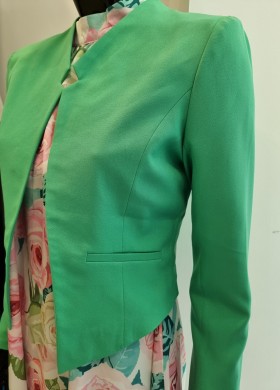 Сако късо зелено