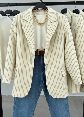 Сако райе овърсайз