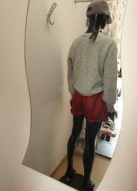 Шапка Ангора сива