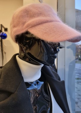 Шапка ангора с ушанки