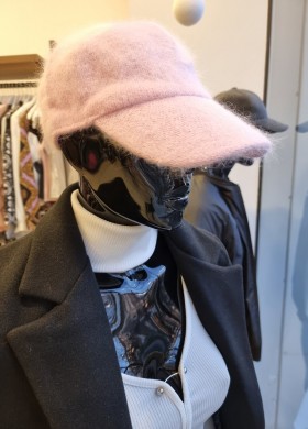 Шапка ангора с ушанки