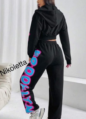Спортен екип Nikoletta черен