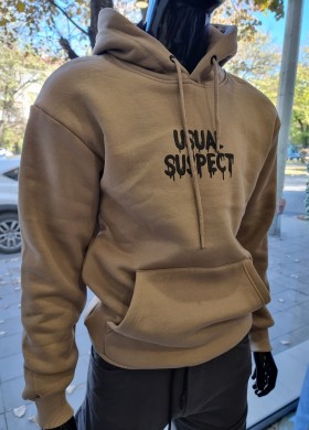 Суитшърт с Мики Маус бeжов