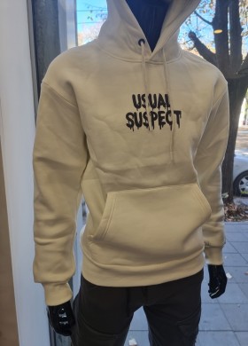 Суитшърт с Мики Маус бял