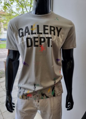 Тениска GALLERY DEPT. сива