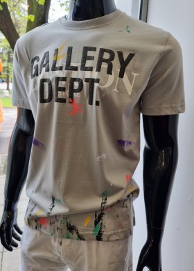 Тениска GALLERY DEPT. сива