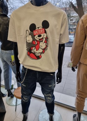 Тениска HAТERS бяла