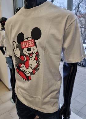 Тениска HAТERS бяла