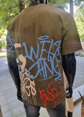 Тениска масленозелена