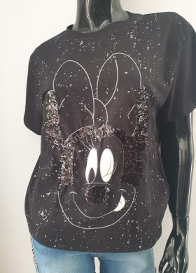 Тениска MICKEY черна