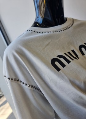 Тениска MIU бяла