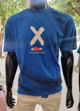 Тениска синя Х