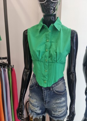 Топ - риза в зелено